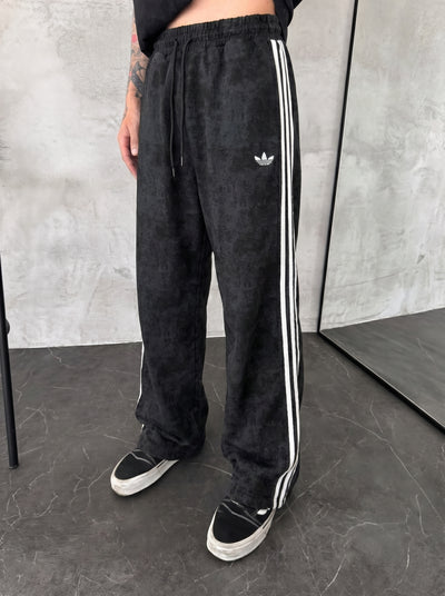 Adidas Siyah Yıkamalı Eşofman