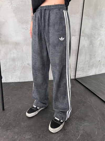 Adidas Gri Yıkamalı Eşofman