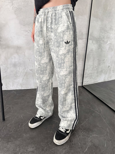 Adidas Beyaz Yıkamalı Eşofman