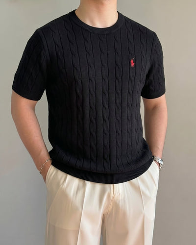 Polo Ralphlauren Siyah Örgü Yazlık Triko Döküm