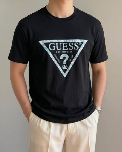 Guess Retro Siyah Penye Tişört
