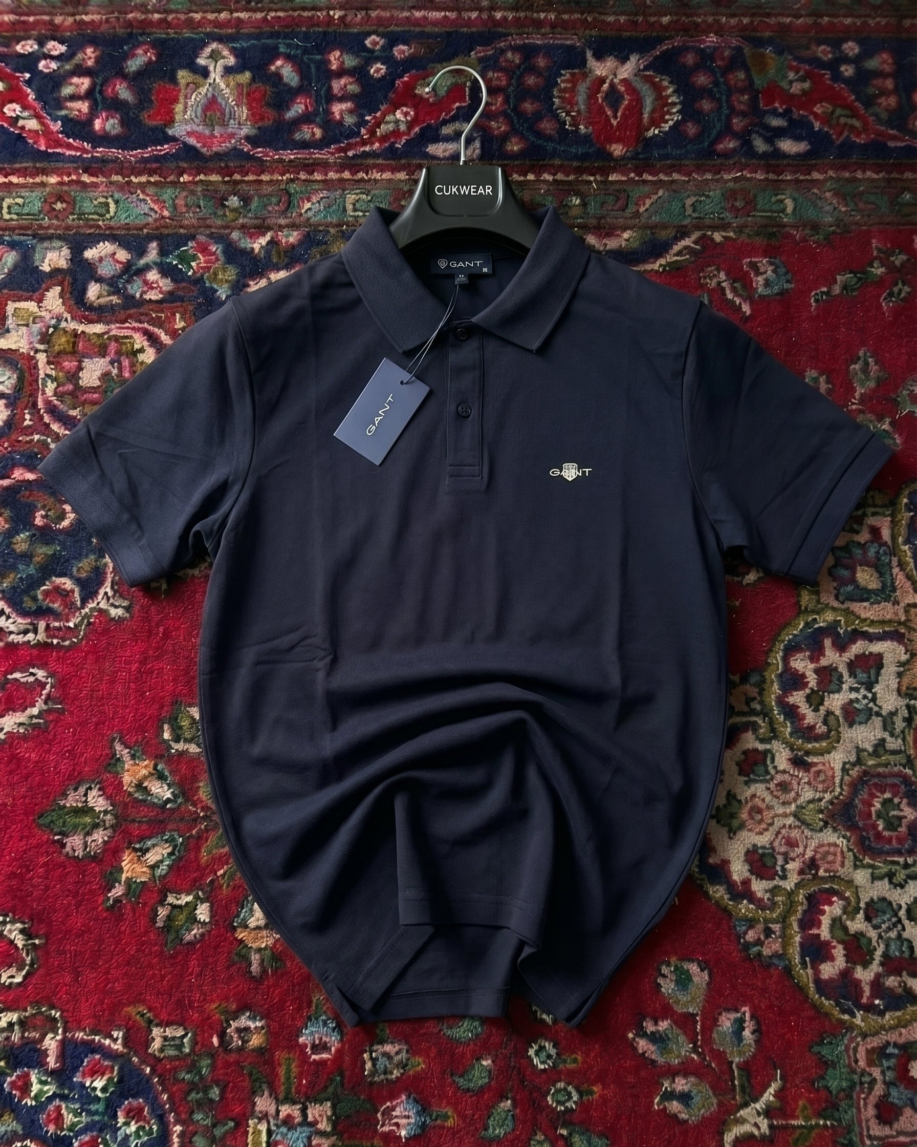 Gant Lacivert Pike Polo Yaka Tişört
