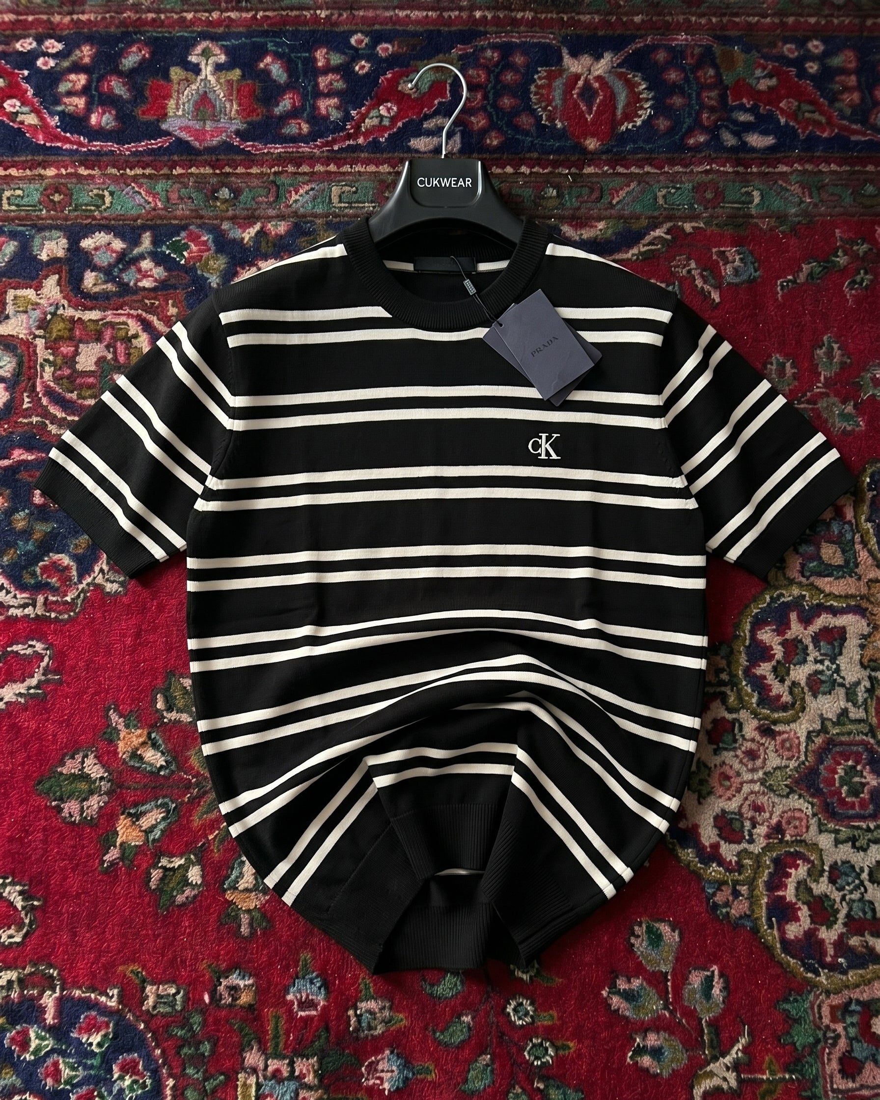 Calvin Klein Siyah Zebra Triko Döküm