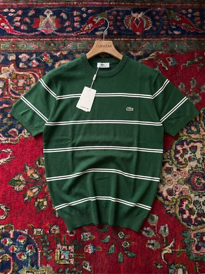 Lacoste Yeşil Zebra Örgü Yazlık Triko Döküm