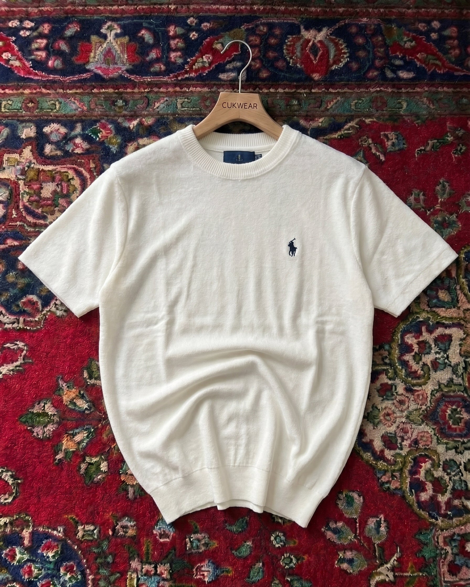 Polo Ralphlauren Beyaz Triko Döküm