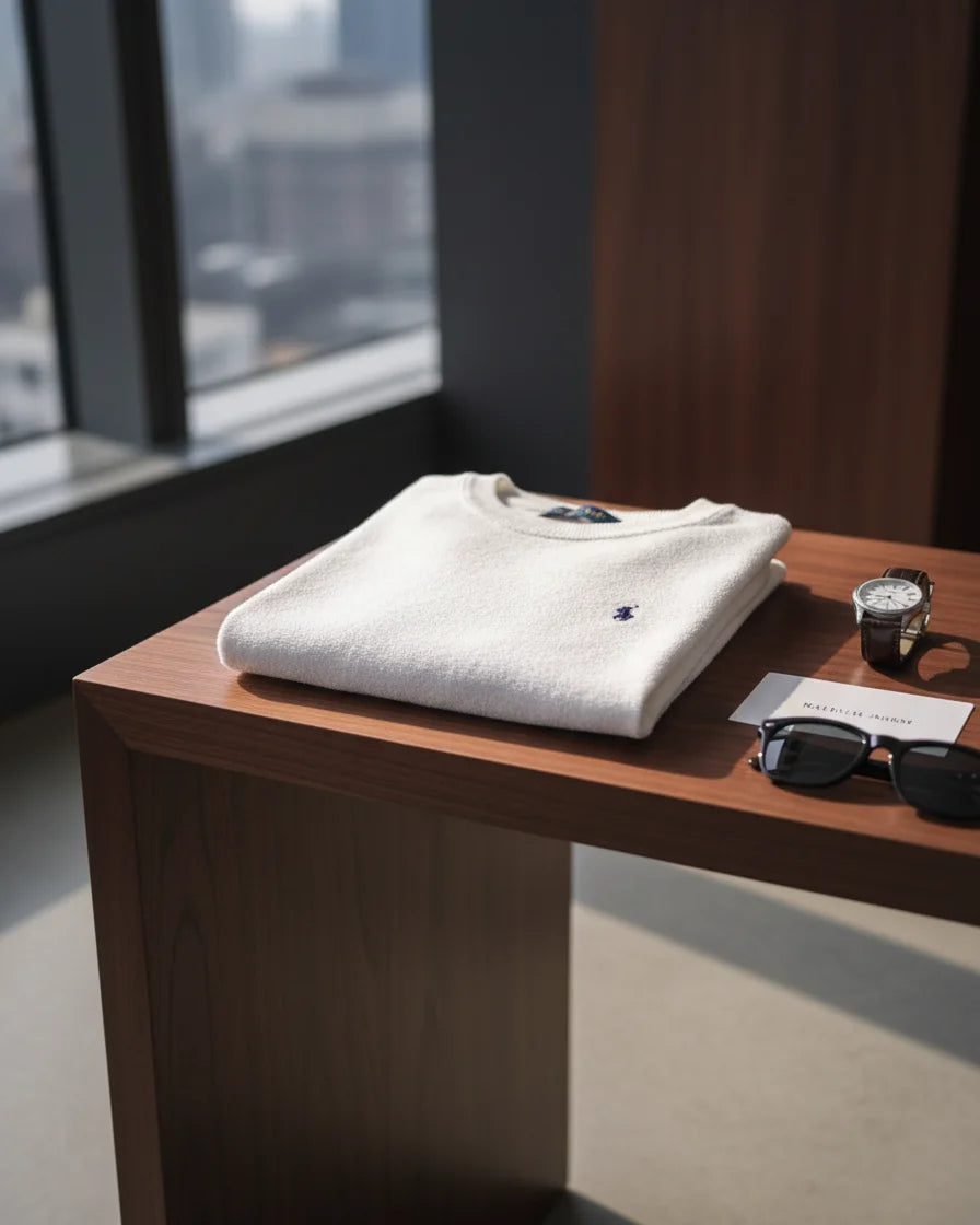 Polo Ralphlauren Beyaz Triko Döküm