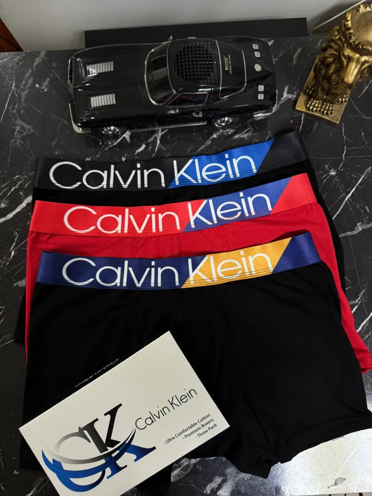 Calvin Klein Jingsaw Red Series 3'lü Boxer