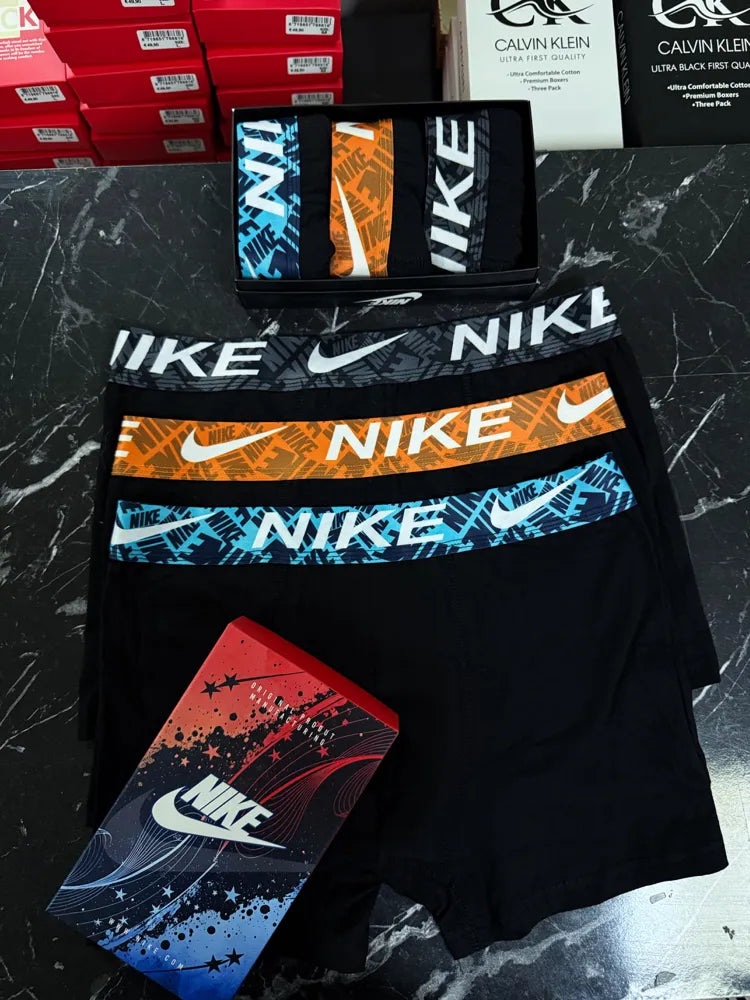 Nike 2026 Orijinal Premium Series 3'lü Boxer