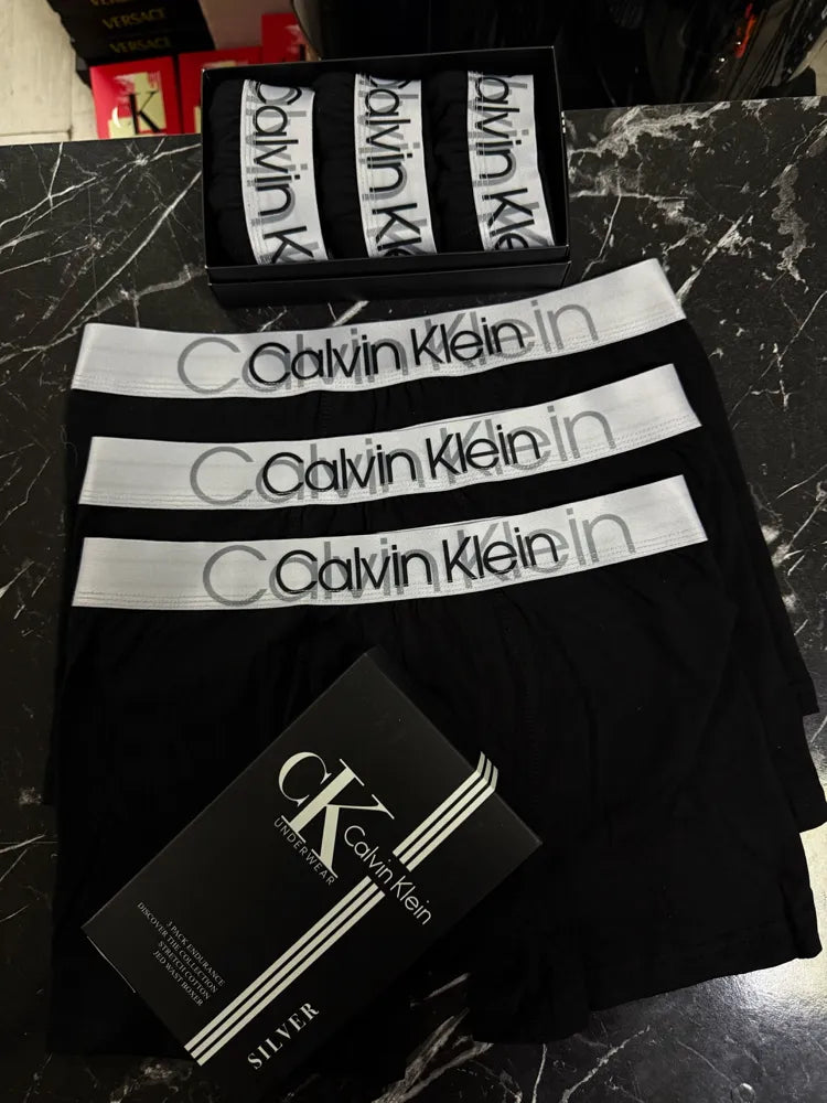 Calvin Klein White Gölgeli Series 3'lü Boxer