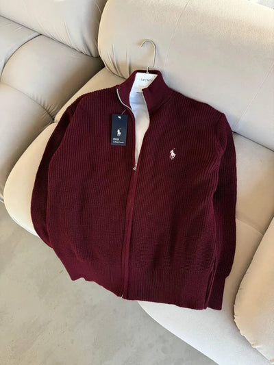 Polo Rhalphuren- Hırka Triko Bordo