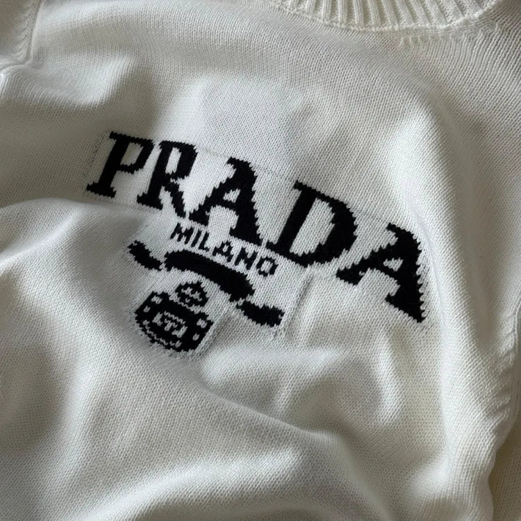 Prada Triko Beyaz