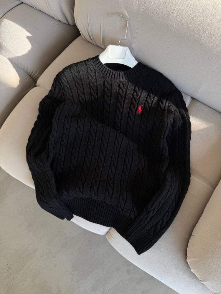 Polo Bear Ralphlauren Triko Örgü Siyah