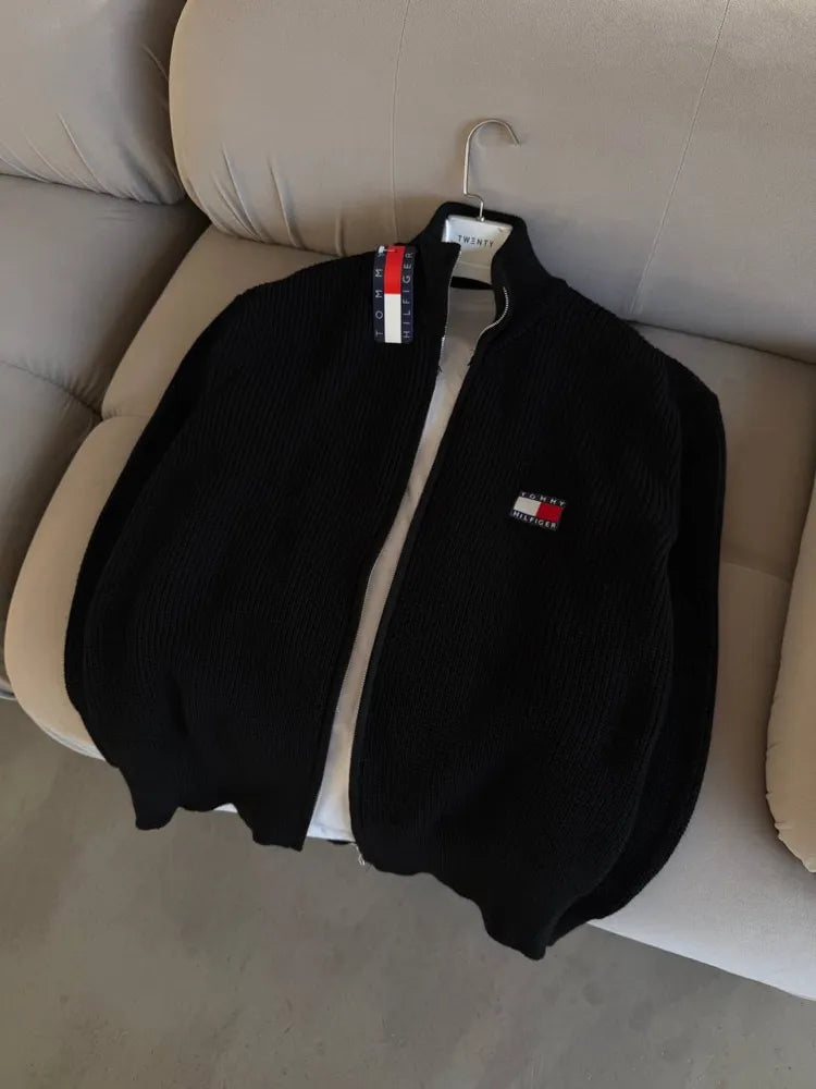 Tommy Hilfiger-Hırka Triko Siyah