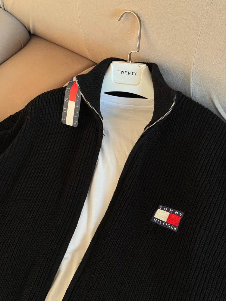 Tommy Hilfiger-Hırka Triko Siyah