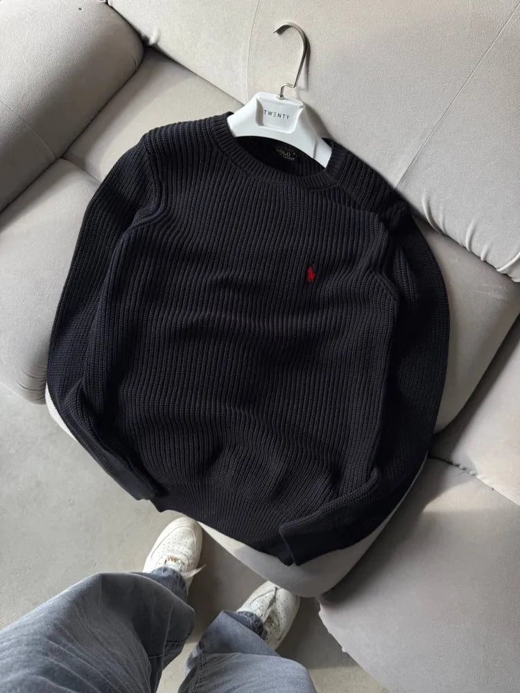 Polo Bear Ralphlauren Triko Düz Çizgili Siyah