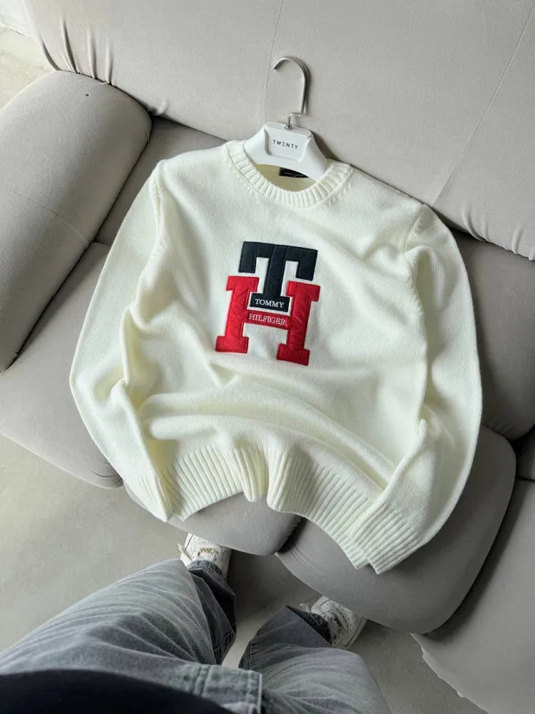 Tommy Hilfiger Triko Beyaz